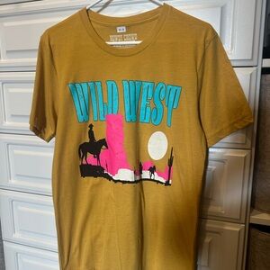 Battle Ground Wild West Graphic Tee - Brown